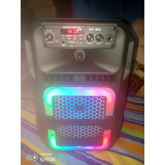 Corneta Amplificada 8  Pulgadas Corneta 8 Portátil Gy-803