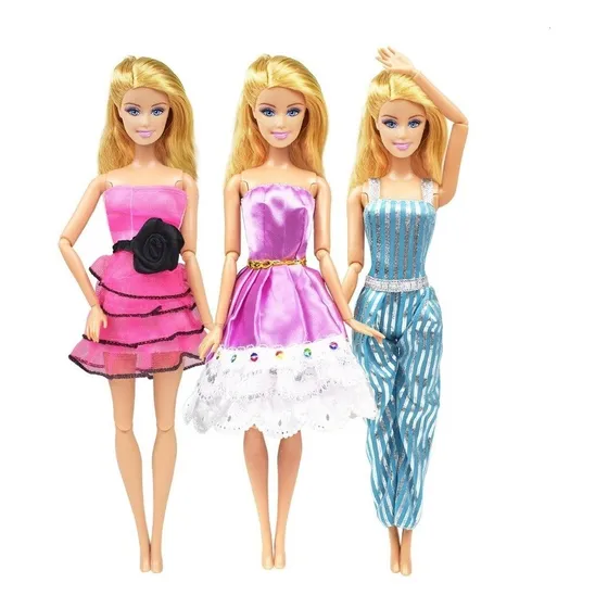 Vestimenta Ropa Muñecas De 30 Cm - 3 Vestimentas