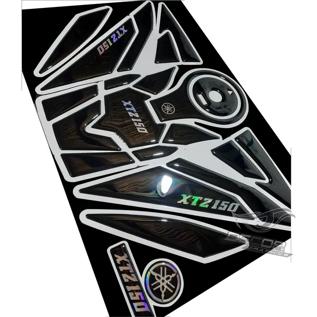 Kit Calcomanía Protector Tanque Yamaha Xtz 150