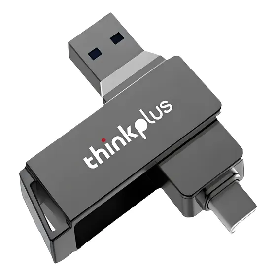 Flashdrive Lenovo Thinkplus Duplo 64 Gb Usb 3.2 Tipo C C/ Nf