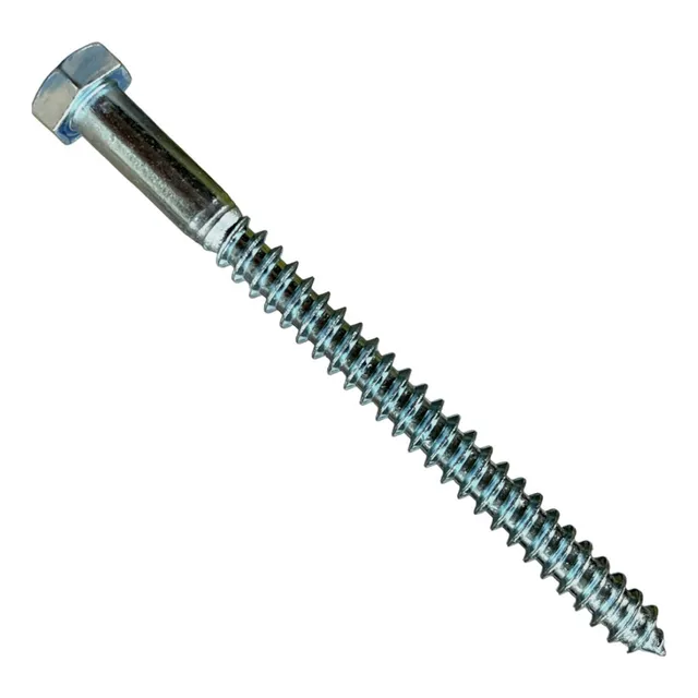 Tirafondo Hexagonal Zincado 1/2x8 50-und