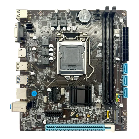 Placa Mãe Lga 1151 H110 Ddr4 Intel 6/7° G Matx