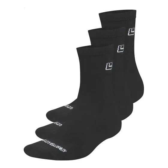 Medias Limitless 3p Crew L Lt07b005-001 Negro
