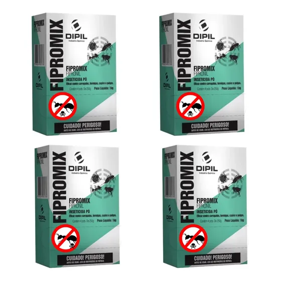 Veneno Contra Cupim Formiga Inseticida Em Pó Fipromix 4kg