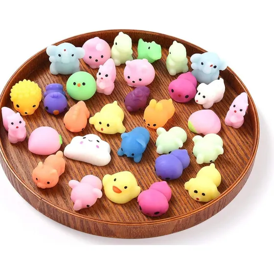 20 Squishy Mochi Premium Juguete Piñata Souvenir 