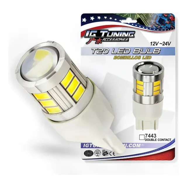 Bombillo Led T20 Muela 2 Contacto 7440 Par 18 Led Blanco