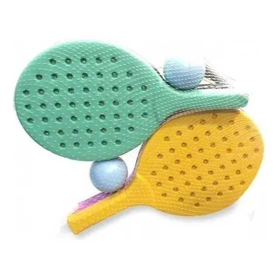 Paletas Playeras + Pelota Juguete Infantil Verano 