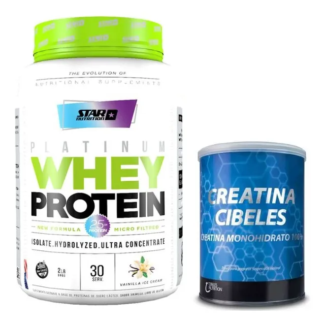 Star Nutrition Whey Protein 2lb + Creatina Cibeles 350g