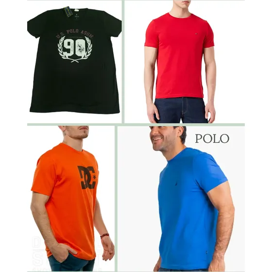 Franelas Polo, Tommy Hilfiger, Dc Shoes 100% Algodón 