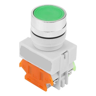 Boton Verde Botonera Interruptor Momentáneo Industrial 22mm Boton Verde Botonera Interruptor Momentáneo Industrial 22mm