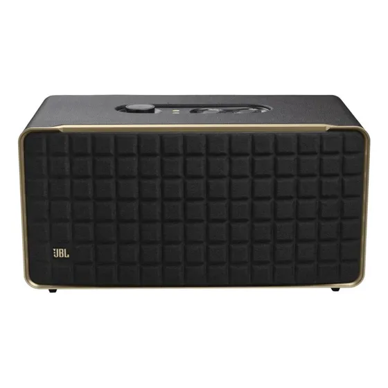 Bocina JBL Authentics 500 JBLAUTH500BLKAM portátil con bluetooth y wifi negra 127V