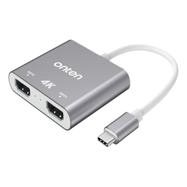 Adaptador Type-c A Convertidor De Salida Hdmi Dual | Onten Color Azul Petróleo