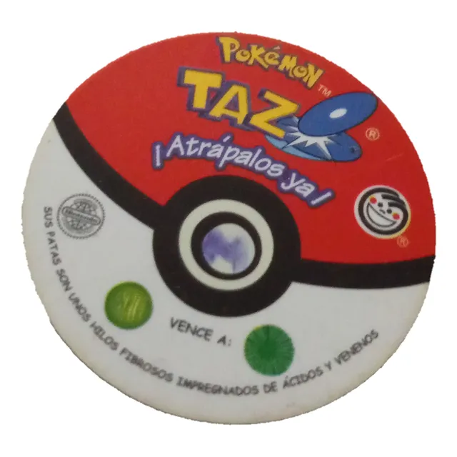 Tazo Pokémon #001 Generación 1995-1998 Coleccionable