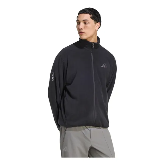 Chaqueta Adidas Senderismo Fleece Negro Kh4642