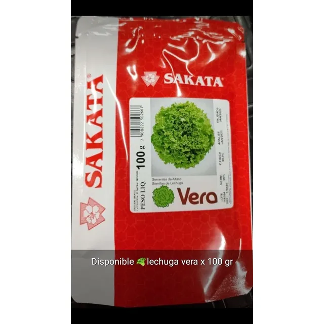 Semilla De Lechuga Vera Sakata