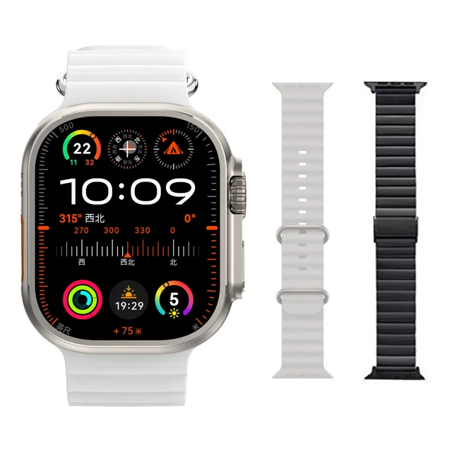 Reloj Inteligente Hello Watch 3+ Amoled 2.04 Correa Acero