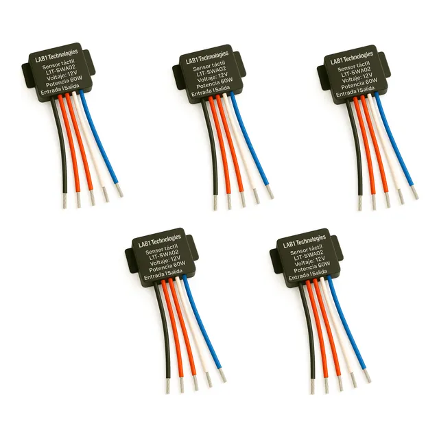 Interruptor Touch Modulo Sensor Tactil Espejo Led Pack X5
