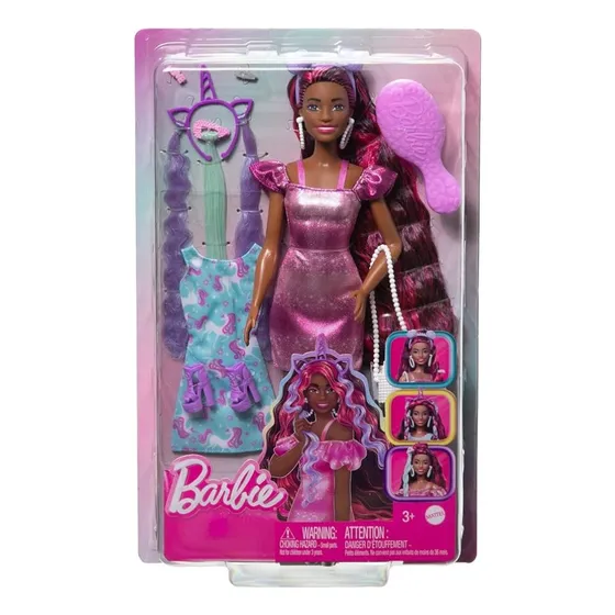 Muñeca Barbie Cabello Extra Largo Morena