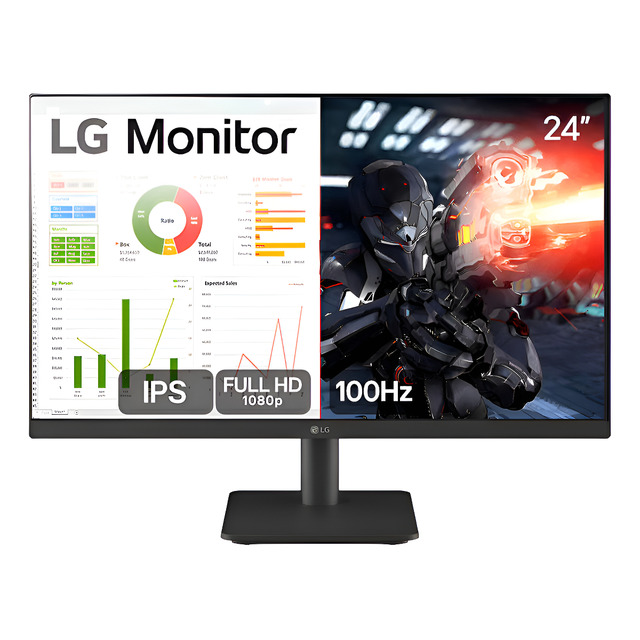 Monitor Gamer LG 24ms500-b 24ms Ips Fullhd 100hz Ajuste De Inclinação Negro Monitor Gamer LG 24ms500-b 24ms Ips Fullhd 100hz Ajuste De Inclinação Negro