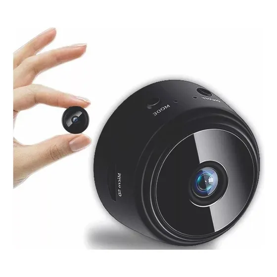 Cámara Mini Espía Ip Wifi Monitoreo En Tiempo Real Micrófono Color Negro
