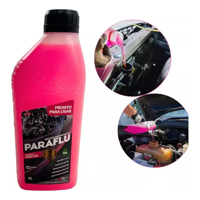 Aditivo Para Radiador Paraflu Rosa Diluído Pronto Pra Uso
