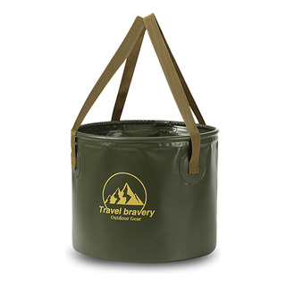 Cubo De Agua Para Acampar Al Aire Libre, 10 Litros, Verde Bo Cubo De Agua Para Acampar Al Aire Libre, 10 Litros, Verde Bo