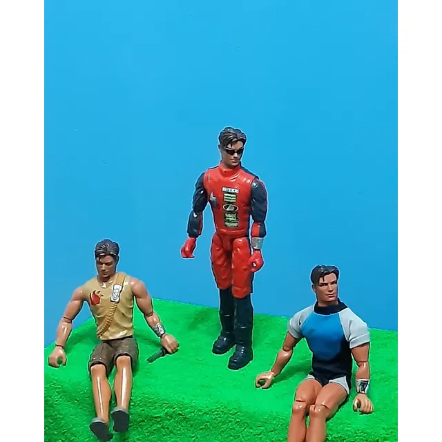 Max Steel Muñecos 3 Muñecos Originales Usados