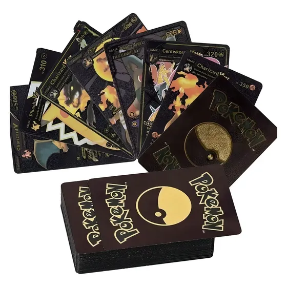 Kit de 54 cartas raras de edición limitada de Pokémon Go Pikachu Black | Cuotas sin interés