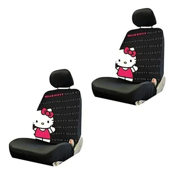 Hello Kitty Con Núcleo De Arco Ondeando Sanrio Auto Car Truc