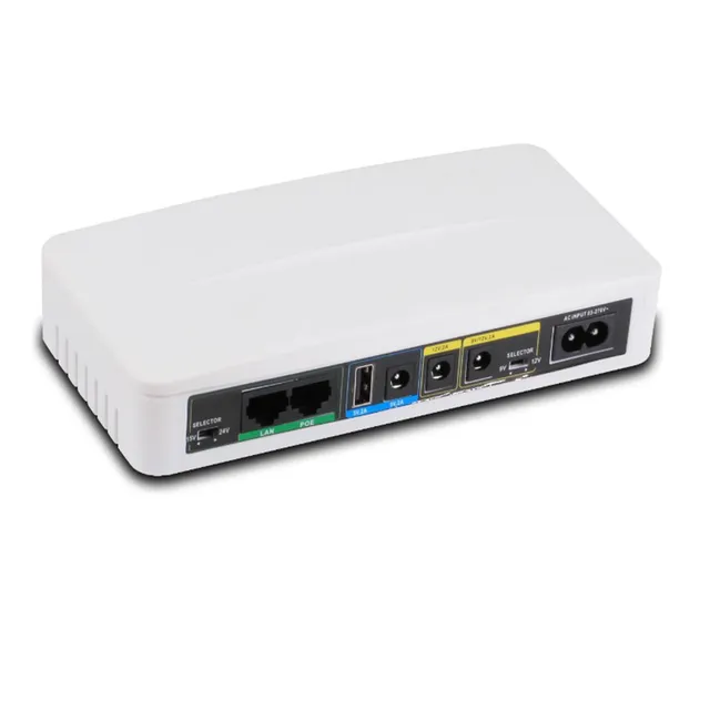 Mini Ups 36w Batería 10000 Mah 10 A 12h Router Power Bank