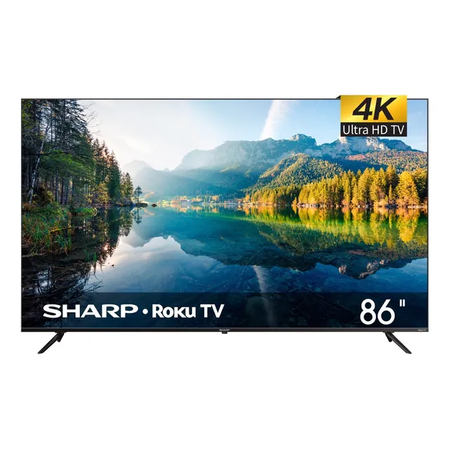 Pantalla 86 Pulgadas Sharp Roku 4k Uhd Smart Tv Led Wifi