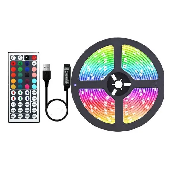 Faixa Colorida De Luz De Fundo De Tv Usb De 20 Metros