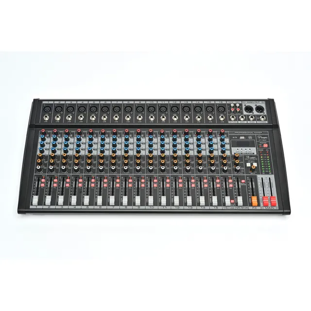 Consola Mixer Parquer 16 Canales Efectos Usb Pc