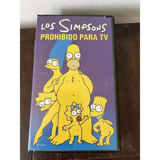 Los Simpsons Vhs Original. Prohibido Para Tv