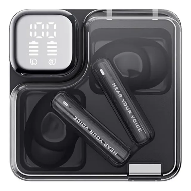 Audifonos Inalámbricos QCY Melobuds Neo T31 Bluetooth 5.3 True Wireless, 4 Micrófonos, Cancelación De Ruido ENC, Conexión Multipunto, 24 Horas De Reproducción, Pantalla LED