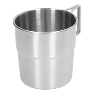 Vaso De Camping Con Mango Plegable De Acero Inoxidable, 320 Vaso De Camping Con Mango Plegable De Acero Inoxidable, 320