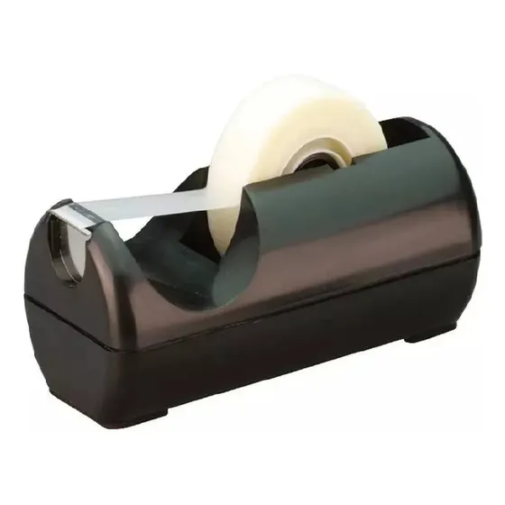 Portarollo Racionador Chico Ezco Para Cinta Adhesiva 12/18mm Color Negro