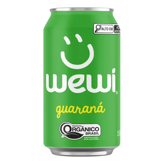 Refrigerante Wewi Guaraná Orgânico Lata 350ml