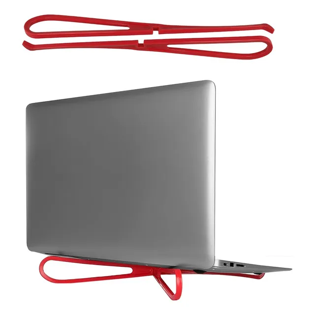Base De Enfriamiento Ergonómica Laptop Soporte Portátil Color Rojo