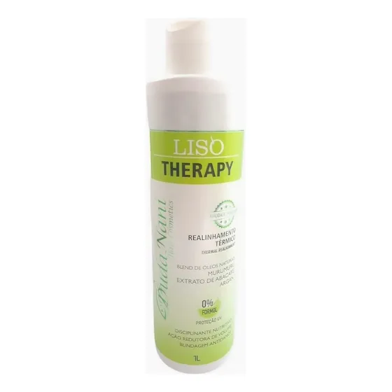Progressiva Liso Therapy Realinhamento Orgânico Duda Nani 1L cabelo liso macio brilhante anti frizz