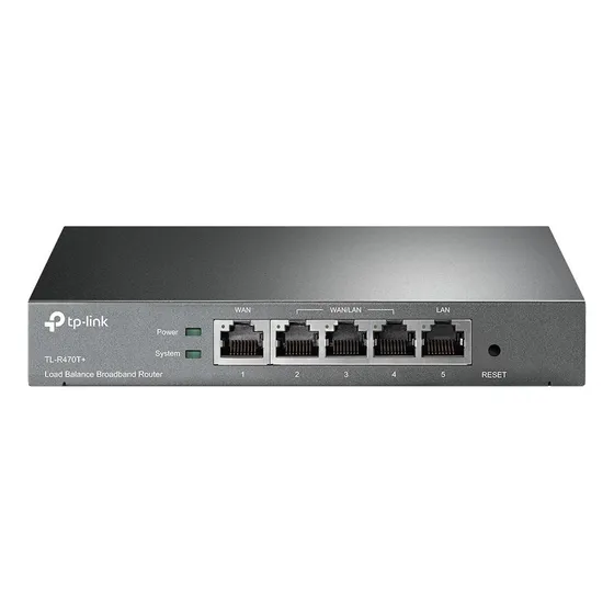 Roteador, Bridge TP-Link TL-R470T+ V6 preto 100V/240V (não Gigabit)