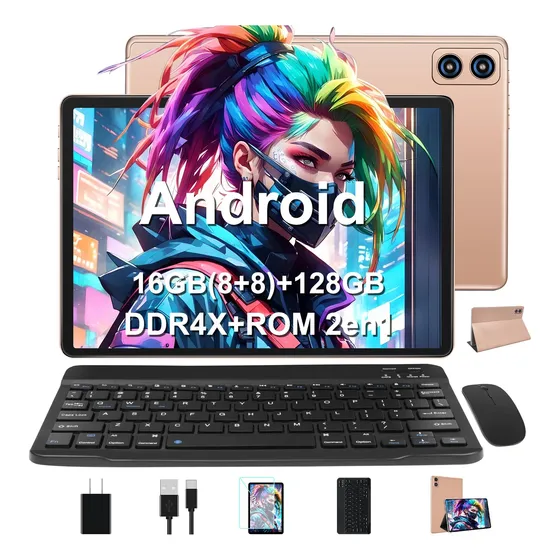 Android Tablet 10.1'' Wozifan 16gb(8+8)+128gb Mtk8183 Gps