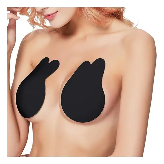 12 Sostén Invisible Levanta Busto O Cubre Pezon Con Push Up