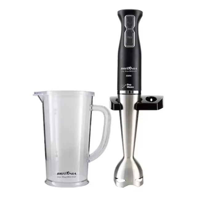 Mixer Inox Pro Maxx Turbo 2 Velocidades Copo 1,05l C Suporte