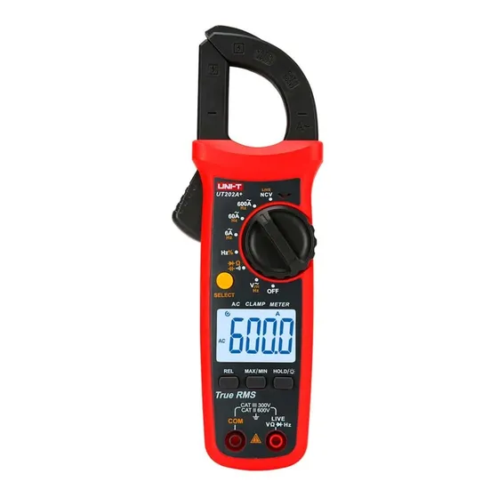 Pinza Amperimétrica Digital Ut-202a+ Uni-t
