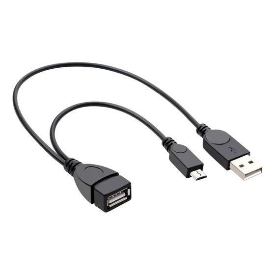 Cable Adaptador Otg Micro Usb Roku Smart Tv Fire Stick M/m