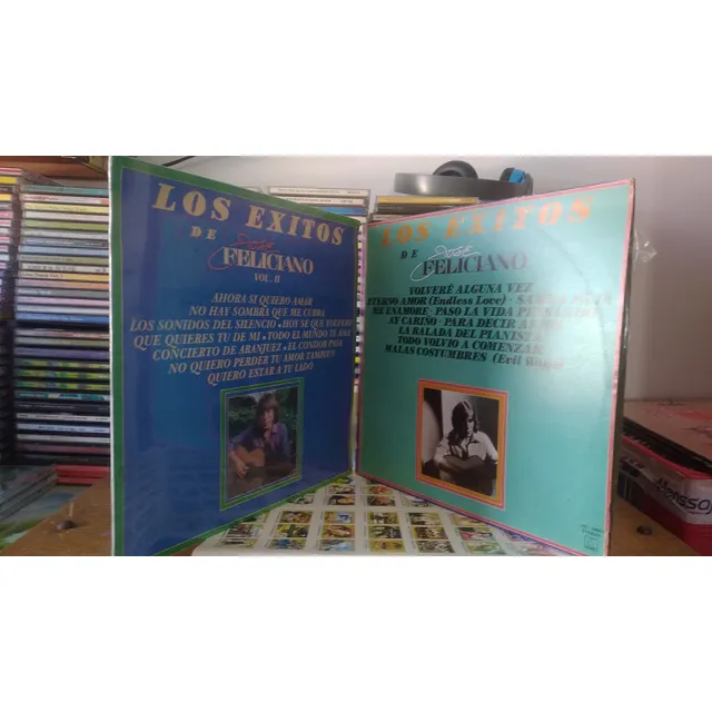 Los Grandes Exitos De José Feliciano Vol's 1 Y 2-2 Lp's