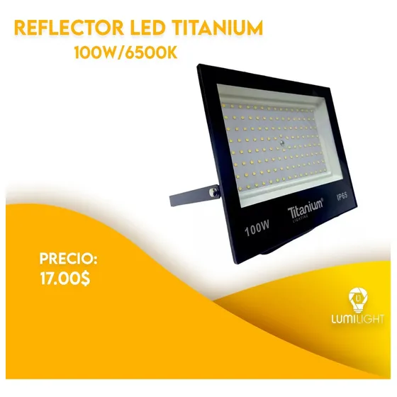 Reflector Led 100w 6500k  Titanium De Mercury