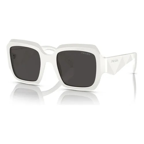 Óculos De Sol Prada Pr28zs 17k08z 53 Cor Branco Cor Da Armação Branco Cor Da Haste Branco Cor Da Lente Preto