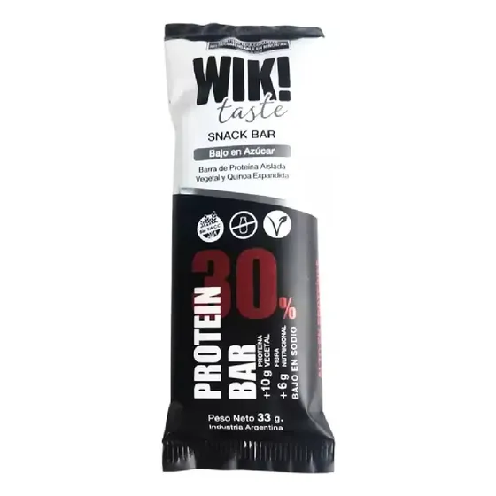 Wik Protein Bar Barrita X 15unid. Vegetal Sin Tacc